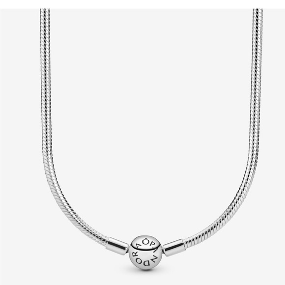 Pandora Jewelry - SS PANDORA Snake Chain Necklace Authentic w/ Box/Tissue paper 17.7”
